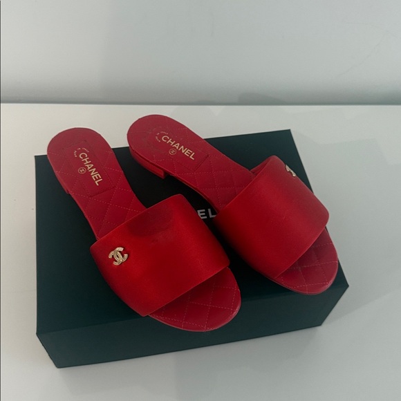 Chanel Satin Mules - Picture 2 of 4